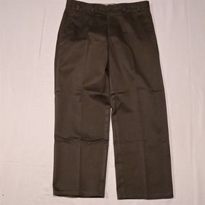 Scullers Fits 34‎ x 28 Dark Gray Flat Front Chino Pants